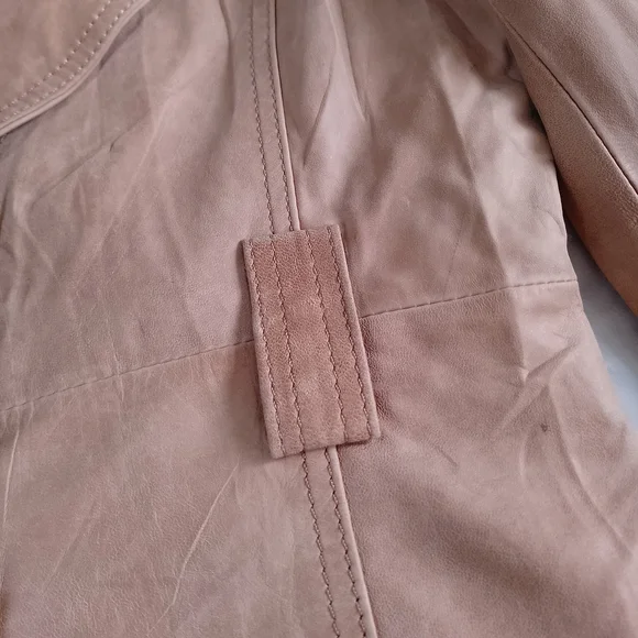 Vintage Leather Blazer Jacket - Picture 11 of 12